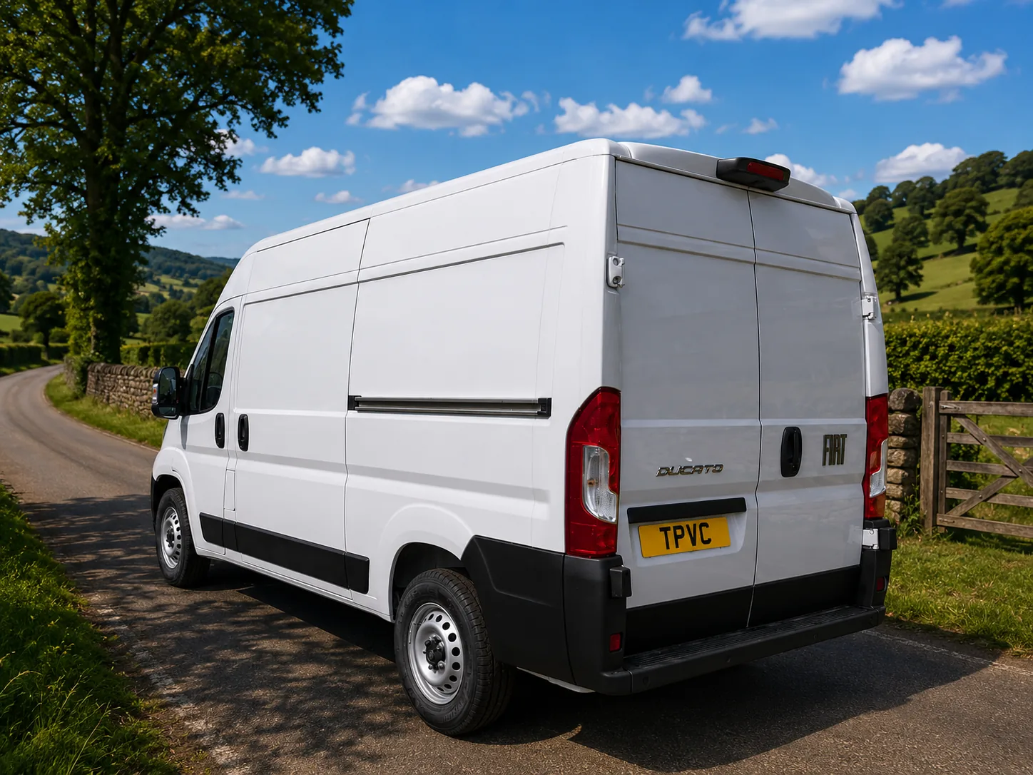 Fiat Ducato L2 H2 Auto - rear view