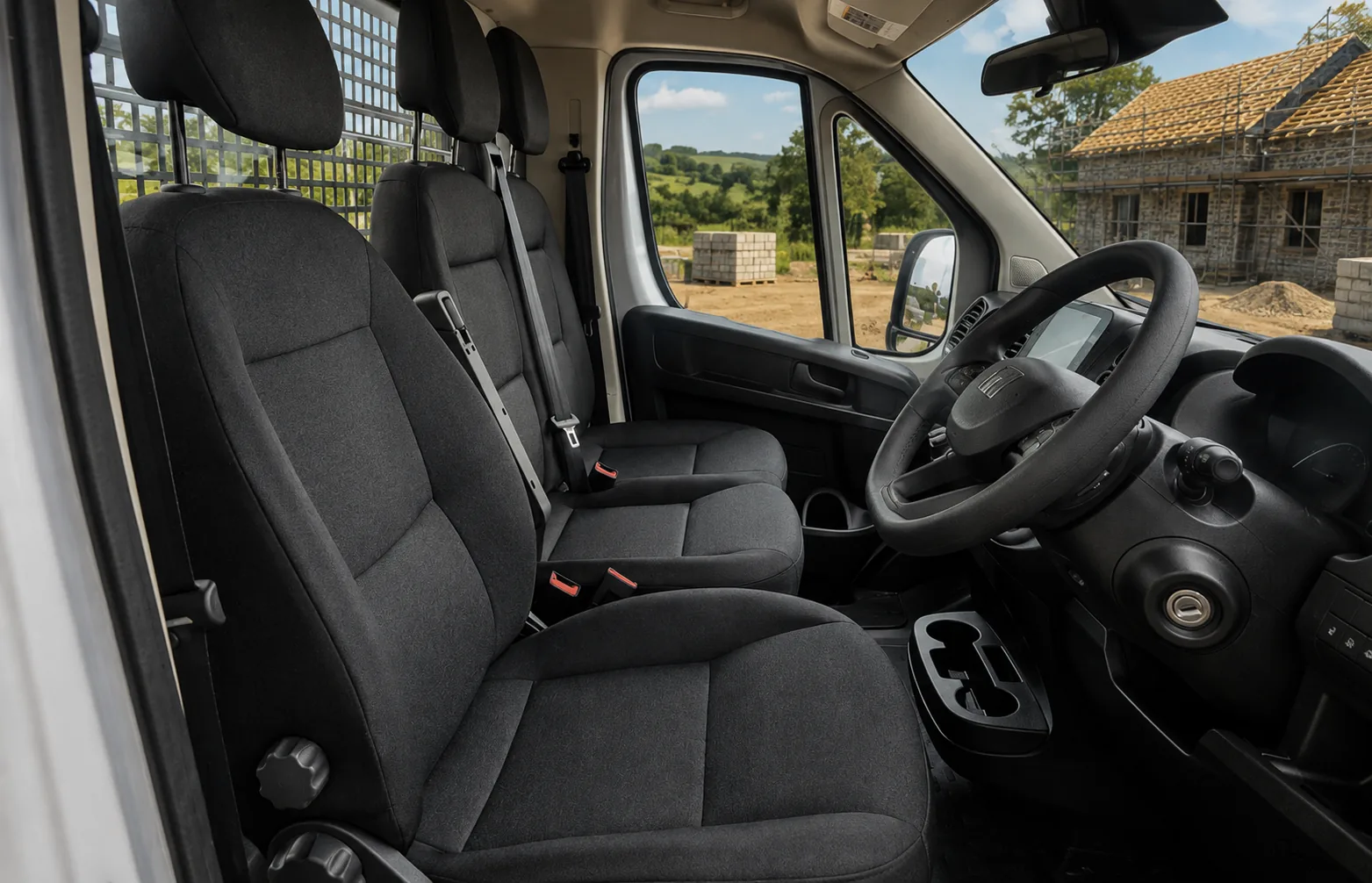 Fiat Ducato L2 Tipper - cab interior