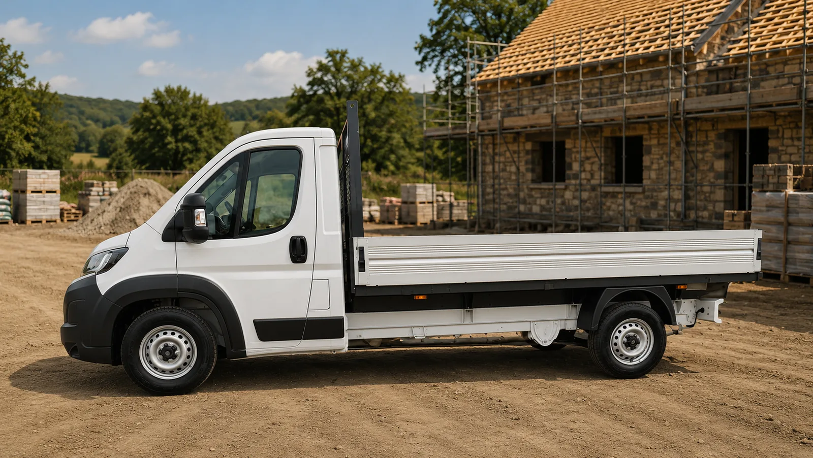 Fiat Ducato L3 Dropside - side view