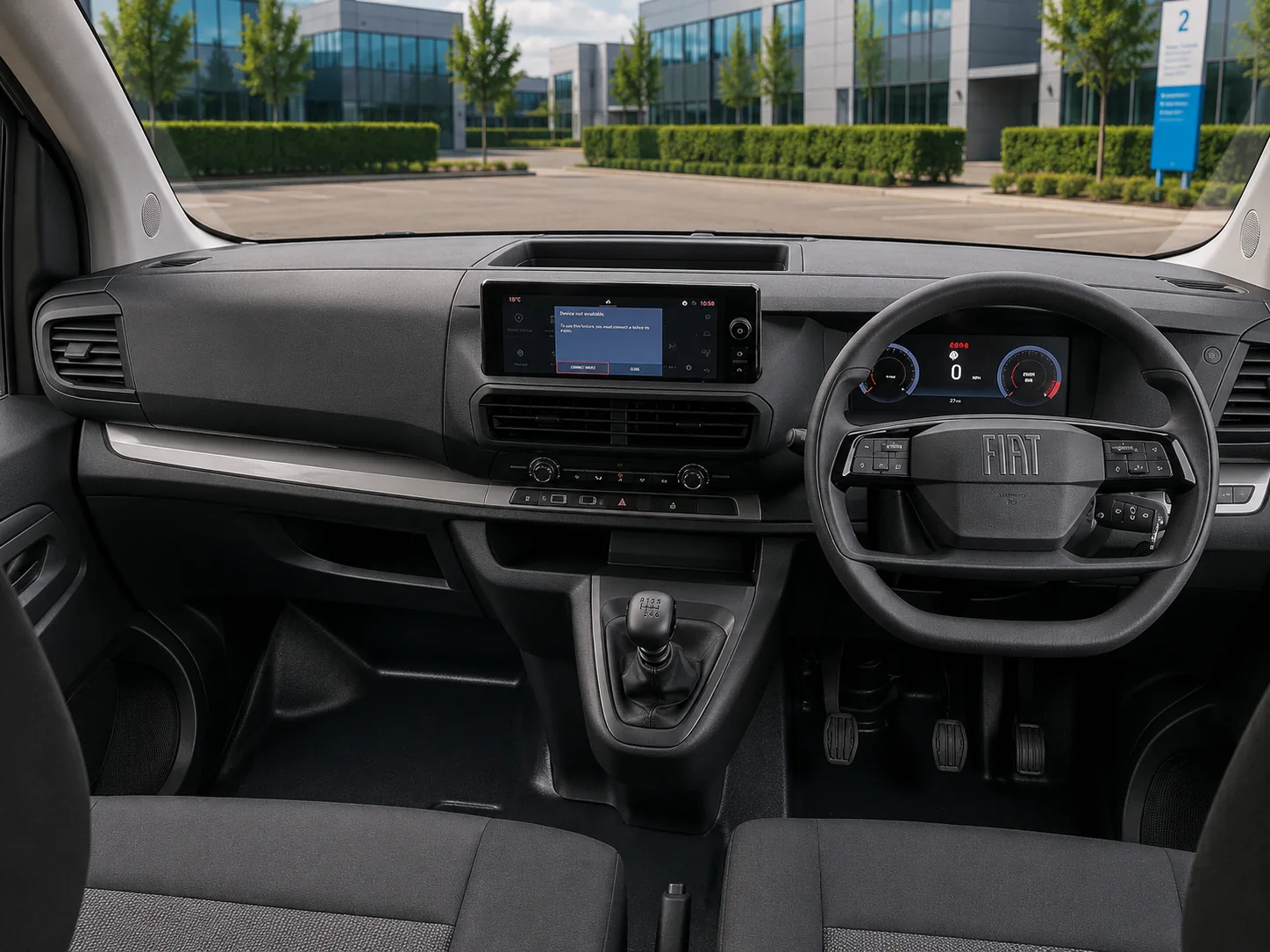 Fiat Scudo Crew Van Auto - cab interior