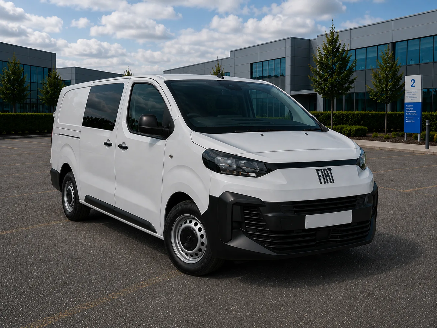 Fiat Scudo Crew Van Auto - front view
