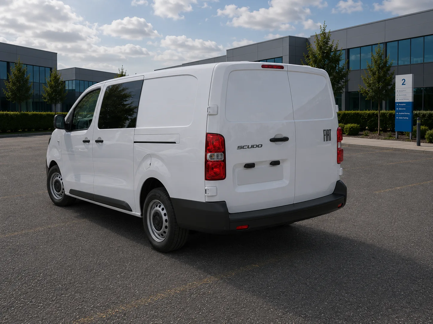 Fiat Scudo Crew Van Auto - rear view